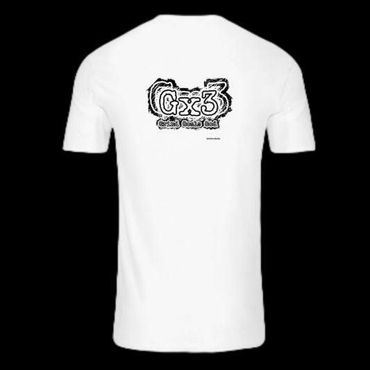"Grind, Goals, God" White T( 3 Colors)