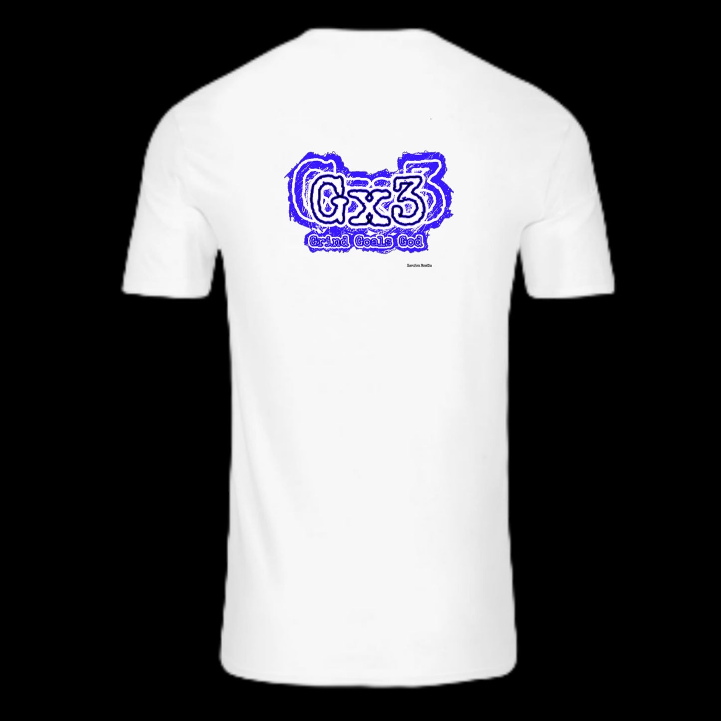 "Grind, Goals, God" White T( 3 Colors)