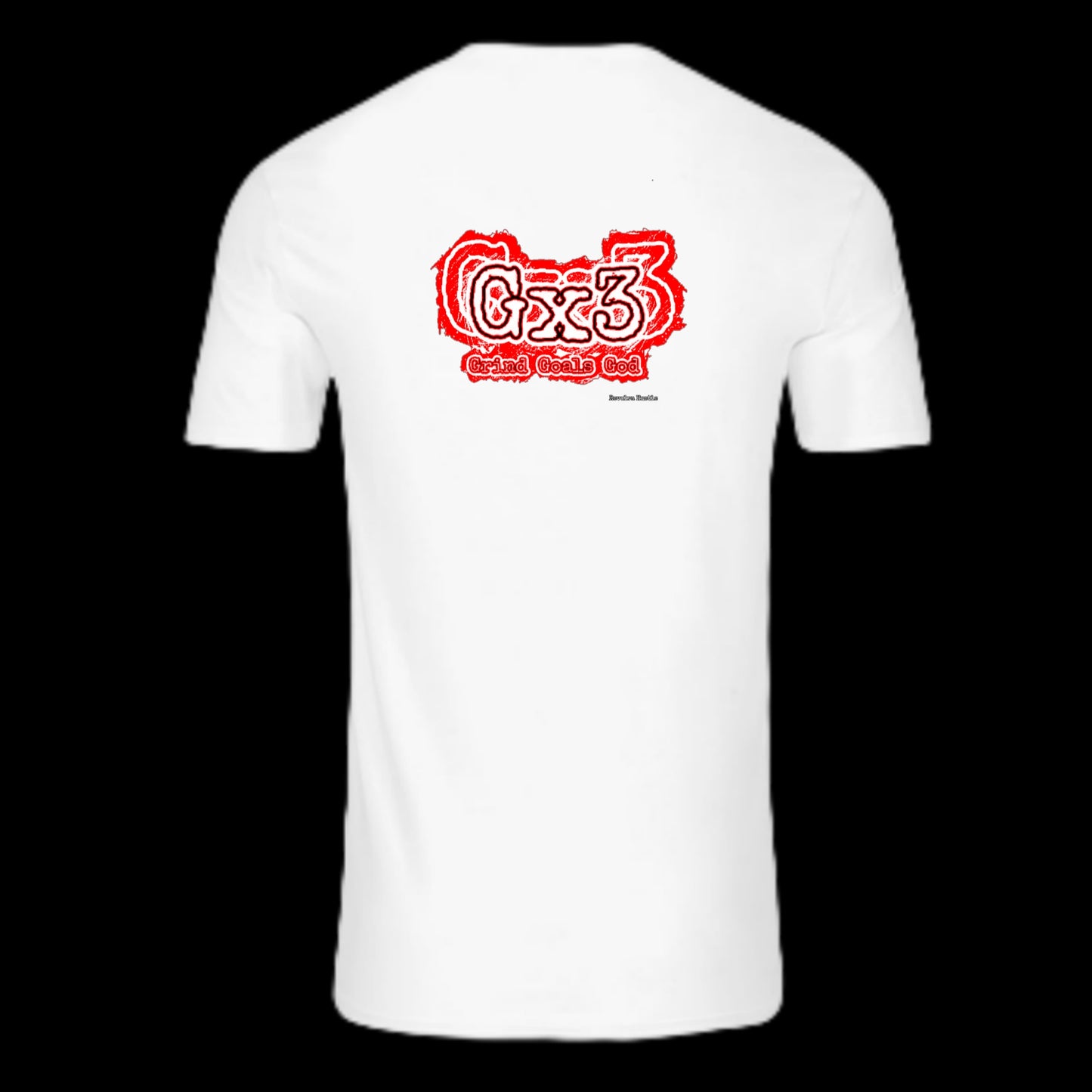 "Grind, Goals, God" White T( 3 Colors)