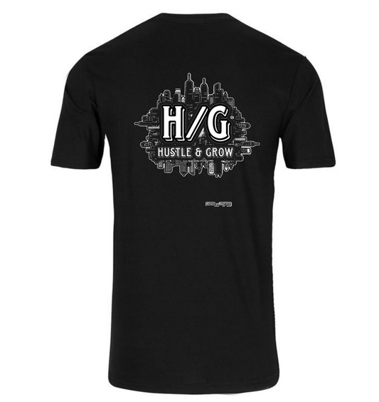 "Hustle & Grow" Black T (3 Colors)