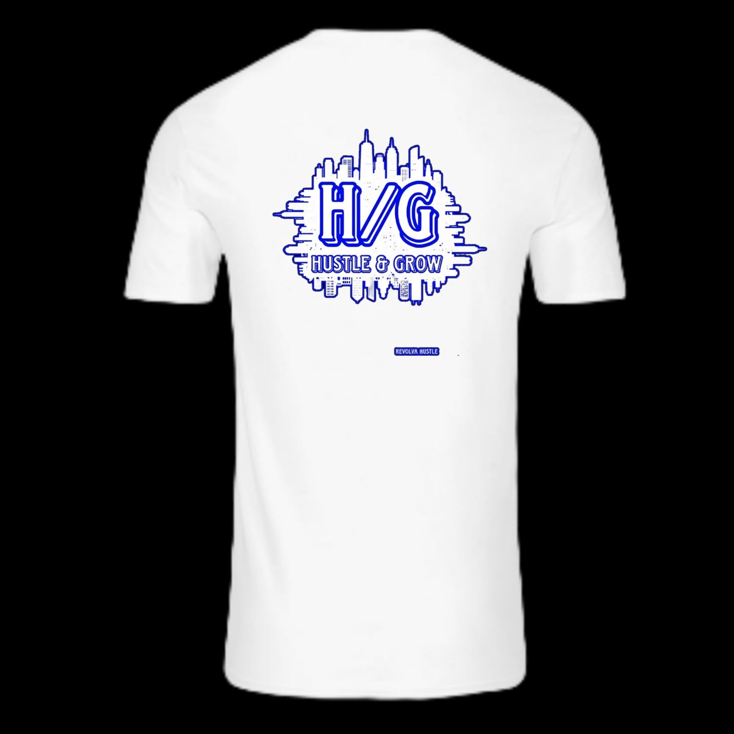 "Hustle & Grow" White T (3 Colors)