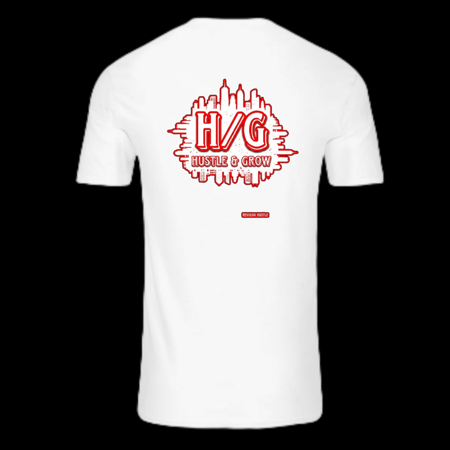 "Hustle & Grow" White T (3 Colors)