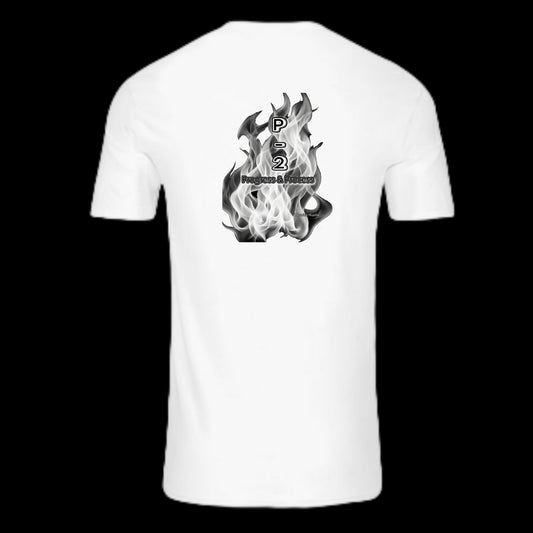 P2: "Progress & Process" White T (3 Colors)