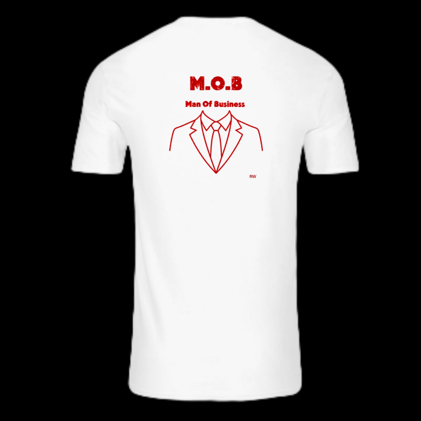 M.O.B (Man Of Business) White Tee 3 Colors